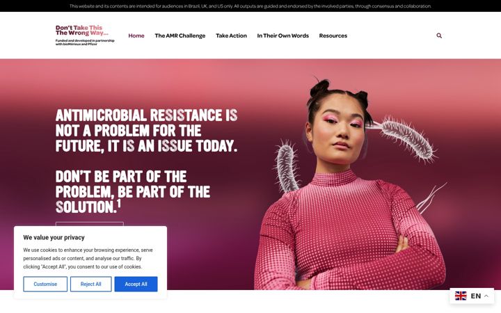 Screenshot di donttakethiswrong.org