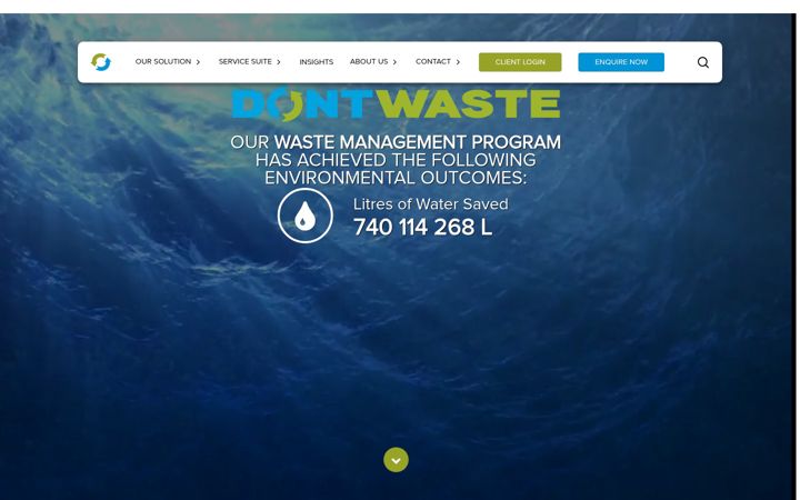 Screenshot of dontwastegroup.com