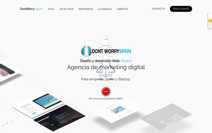 Screenshot of dontworryspain.es