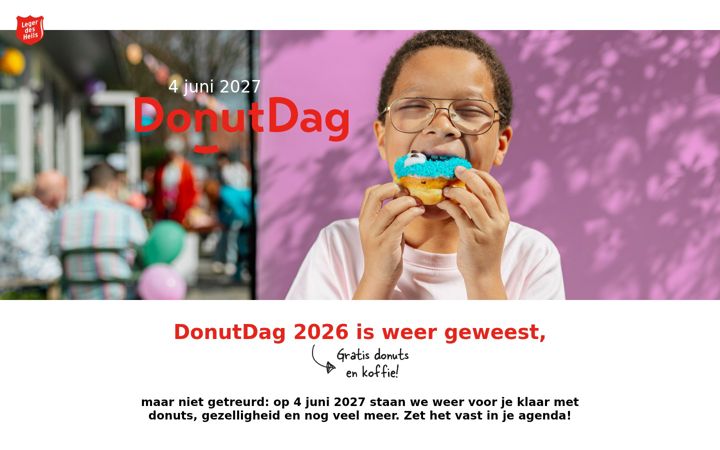 Screenshot of donutdag.nl