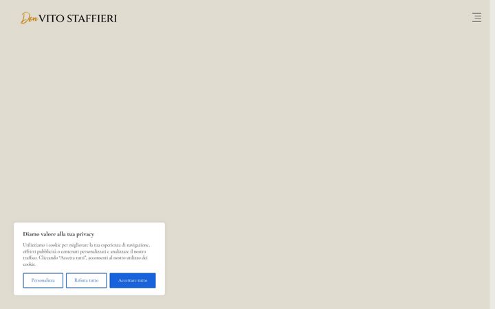 Screenshot του donvitostaffieri.it