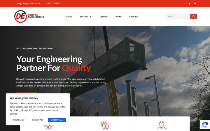 Screenshot of donyal.co.uk