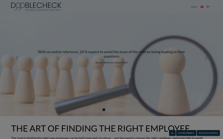 Screenshot of dooblecheck.com