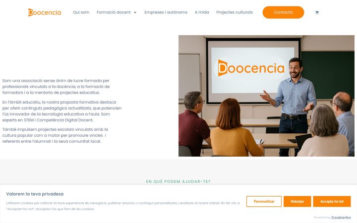 Screenshot of doocencia.com