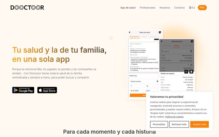 Screenshot of dooctoortech.com
