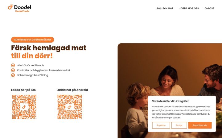 Screenshot ta' doodel.se