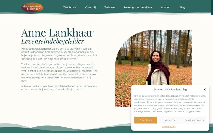 Skjermbilde av doodgewoon-bijzonder.nl