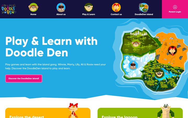 Skjermbilde av doodleden.ie