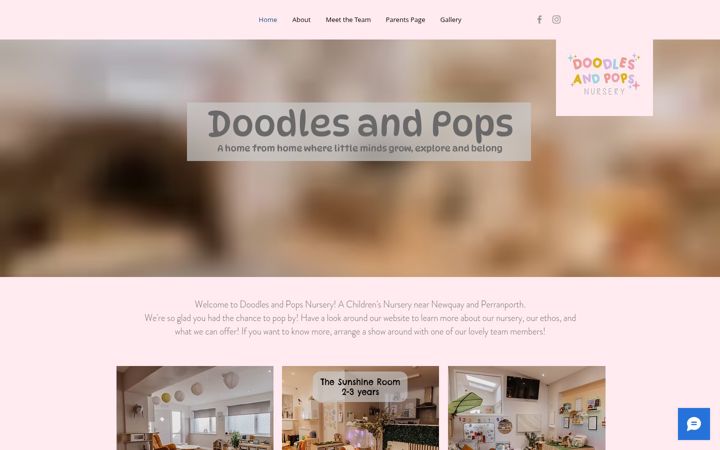 Snímek obrazovky doodlesandpops.co.uk