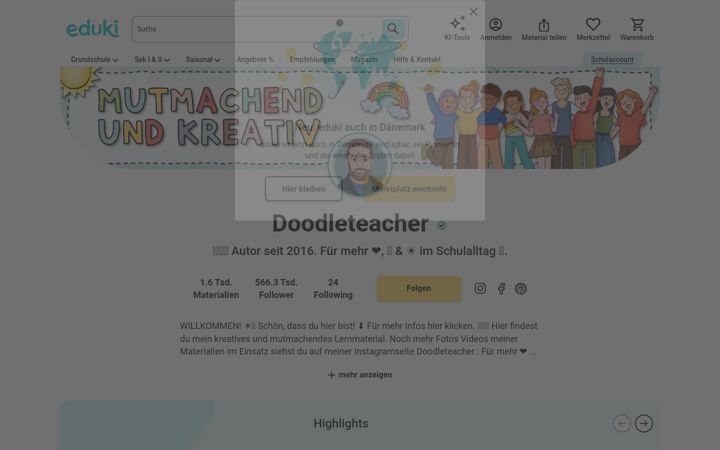 Екранна снимка на doodleteacher.net