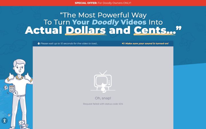 Screenshot of doodlyfunnels.com