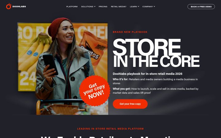 Screenshot of doohlabs.com