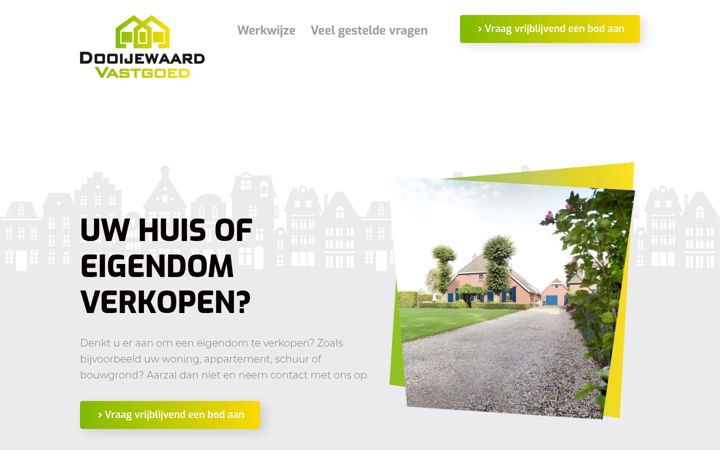Screenshot of dooijewaardvastgoed.nl