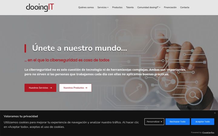 Screenshot of dooingit.com