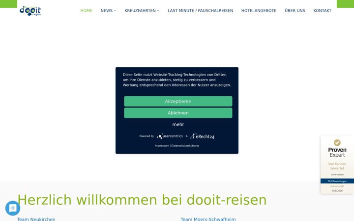 Snímek obrazovky dooit-reisen.de