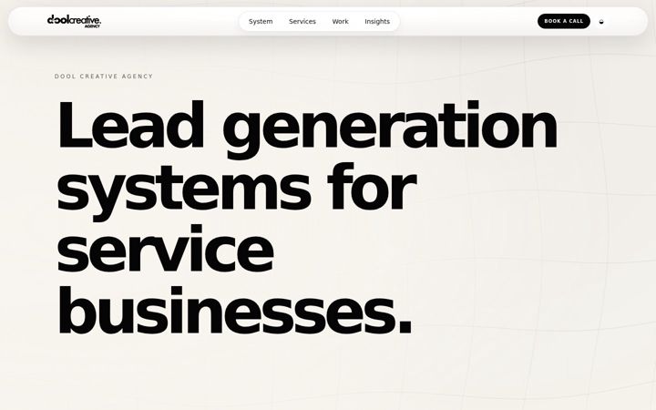 Screenshot of dool.agency