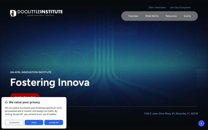Screenshot of doolittleinstitute.org