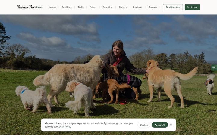 Screenshot of doonanedogs.com