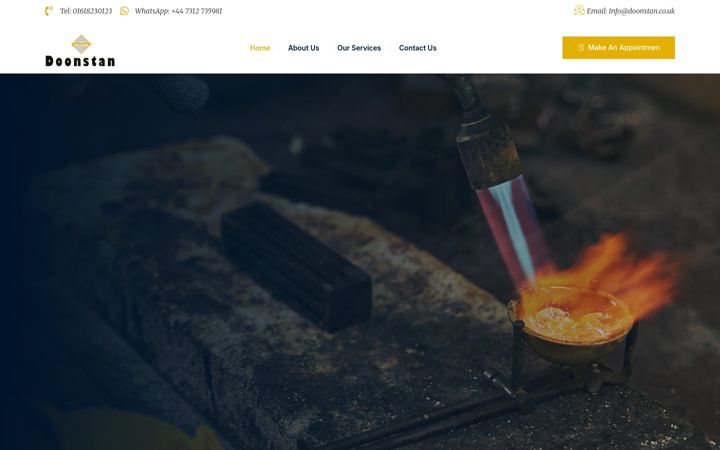 Screenshot of doonstan.co.uk