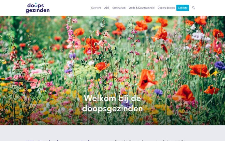 Skjermbilde av doopsgezind.nl