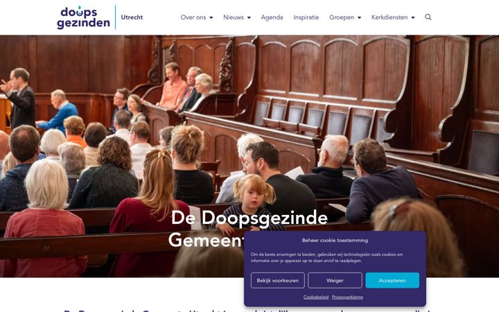 Skjermbilde av doopsgezindutrecht.nl