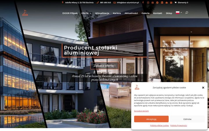 Screenshot ta' door-filipek.pl