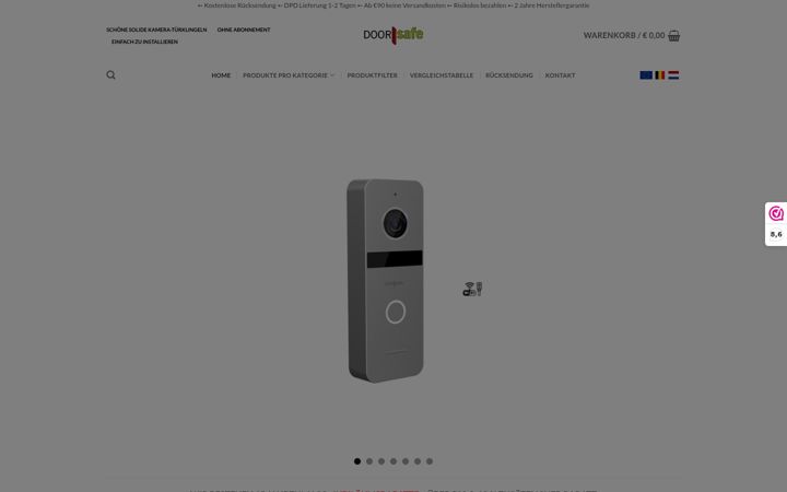 Screenshot of door-safe.de