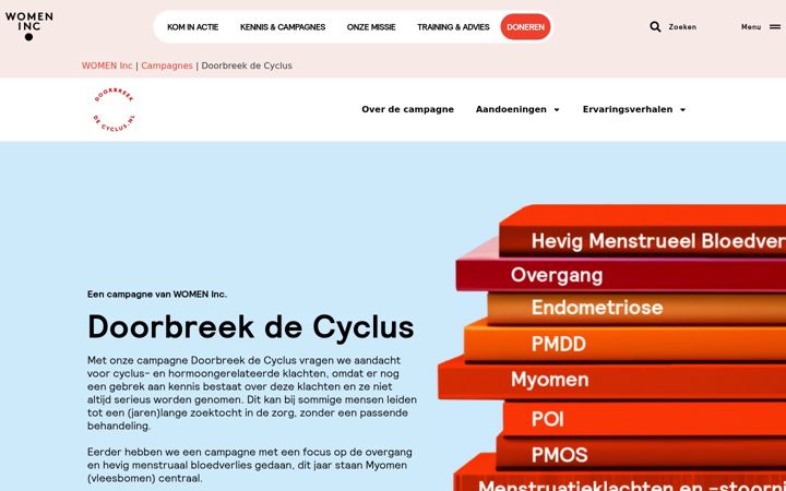 Skjámynd af doorbreekdecyclus.nl