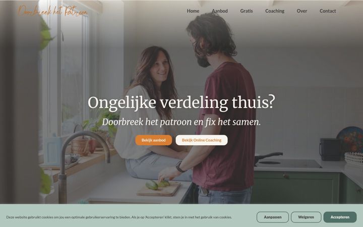 Skjámynd af doorbreekhetpatroon.nl