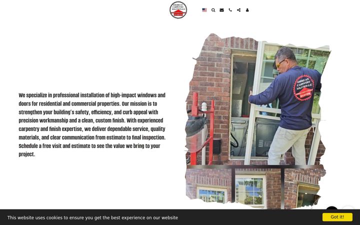 Screenshot of doorbrevardfl.com