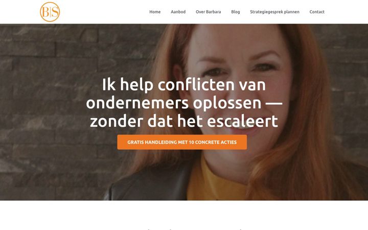 Skjámynd af doorconflictnaarsucces.nl