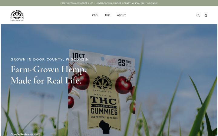 Screenshot του doorcountycannabis.co