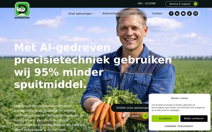 Skjámynd af doorgrond.nl