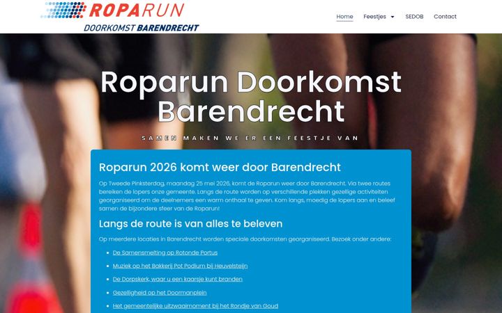 Skjámynd af doorkomstbarendrecht.nl