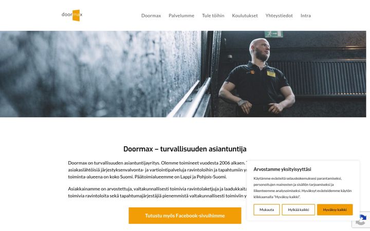 Screenshot di doormax.fi