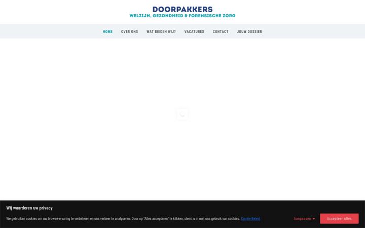 Screenshot of doorpakkers.com