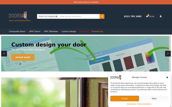 Screenshot of doors-4u.com