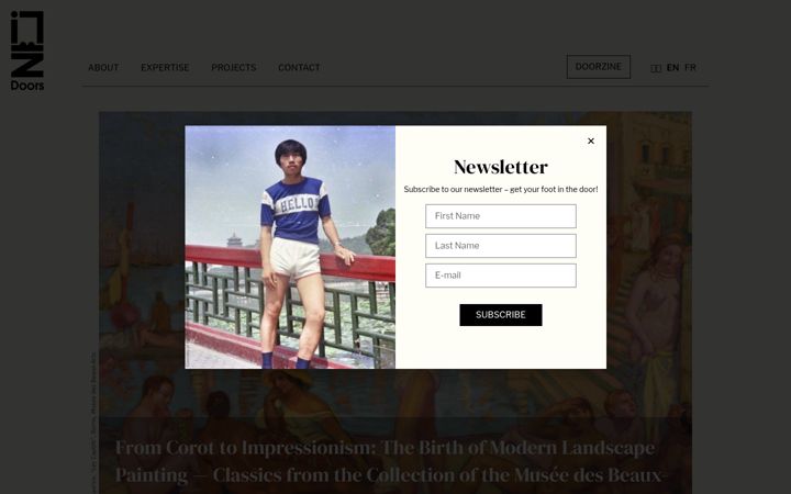 Screenshot of doors-agency.com