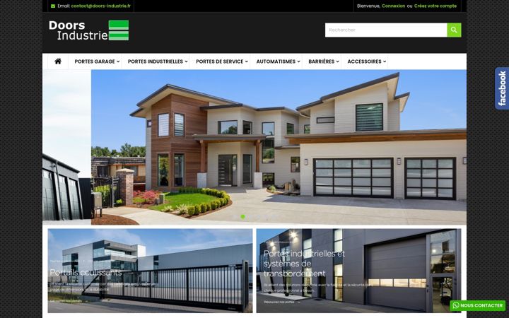 Screenshot of doors-industrie.fr