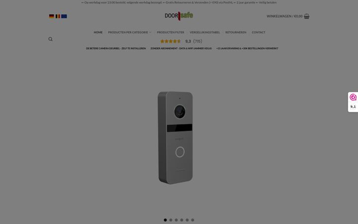 Screenshot of doorsafe.nl