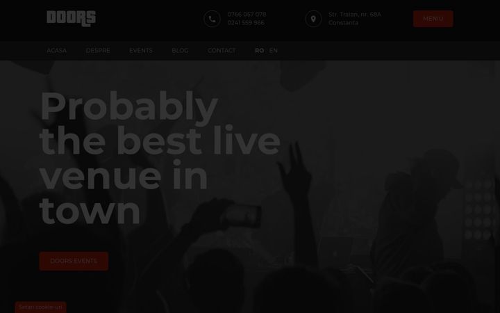 Screenshot of doorsclub.ro