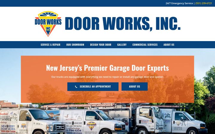 Screenshot of doorsnj.com