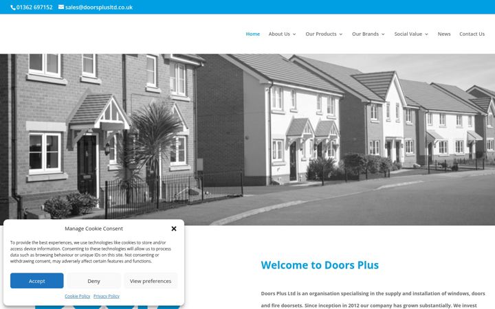 Snímek obrazovky doorsplusltd.co.uk