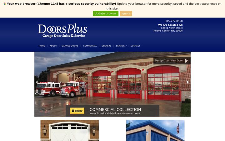 Screenshot of doorsplusny.com