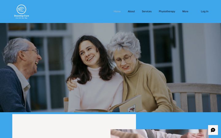 Screenshot of doorstepcare.co.uk