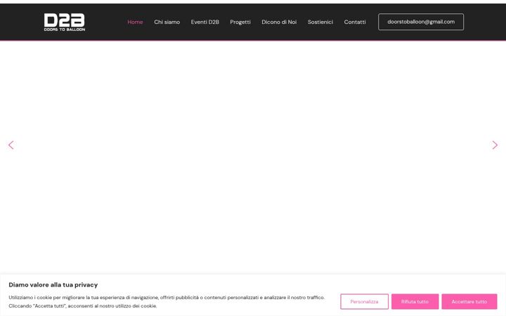 Screenshot of doorstoballoon.it