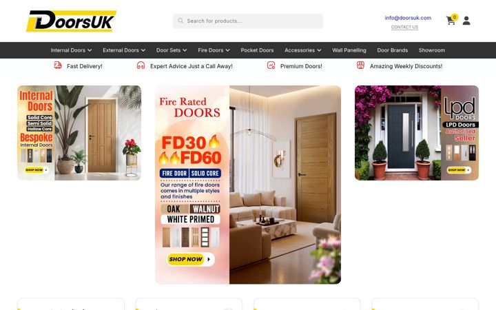 Screenshot of doorsuk.com