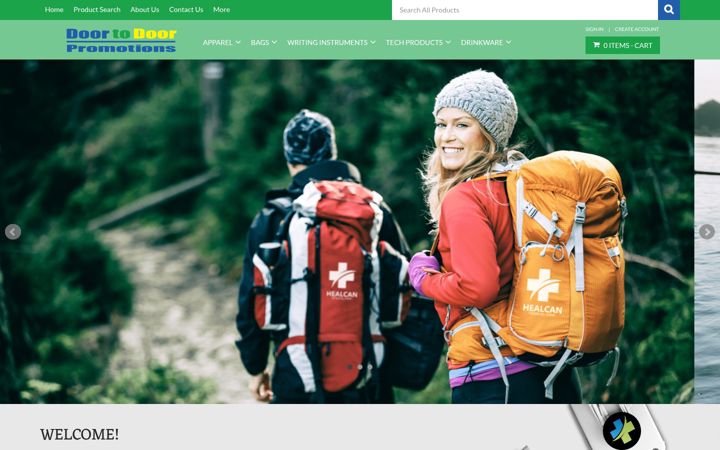 Screenshot of doortodoorpromo.com
