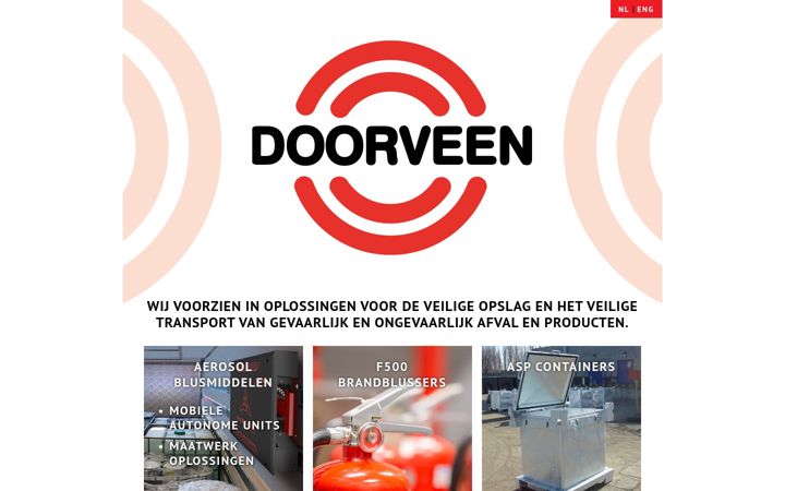 Screenshot of doorveen.nl
