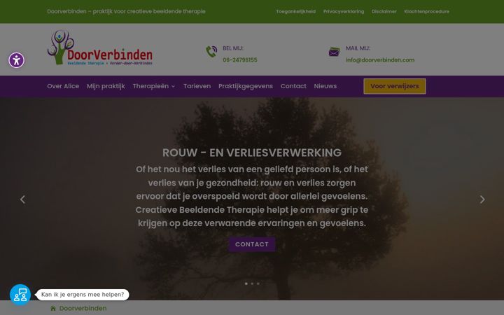 Screenshot of doorverbinden.com